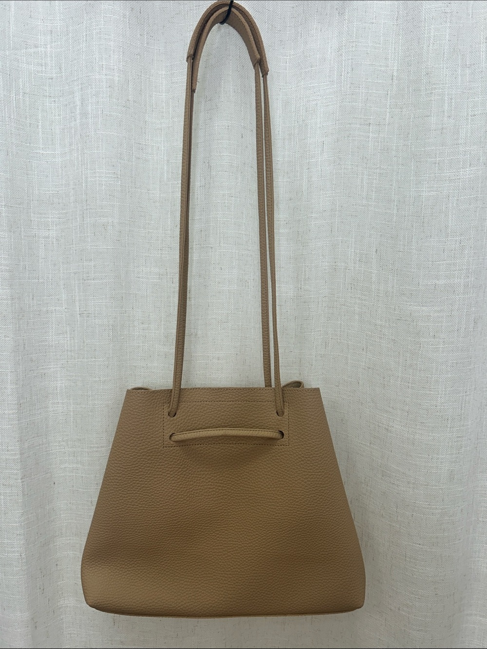 8 Other Reasons Tan Pebbled Vegan Leather Tote Shoulder Bag